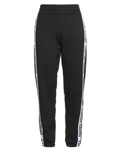 Dkny Sport Woman Pants Black Size M Cotton, Polyester
