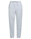 Dkny Sport Woman Pants Light Grey Size L Cotton, Polyester In Gray