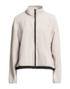 Dkny Sport Woman Sweatshirt Beige Size Xl Polyester, Elastane