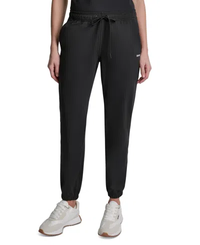 Dkny Sport Women's Balance Compression 2.0 Mid-rise Joggers In Animal Print