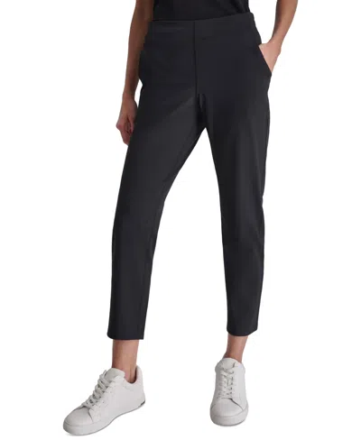Dkny Sport Women's Balance Compression Ankle Pants In Black