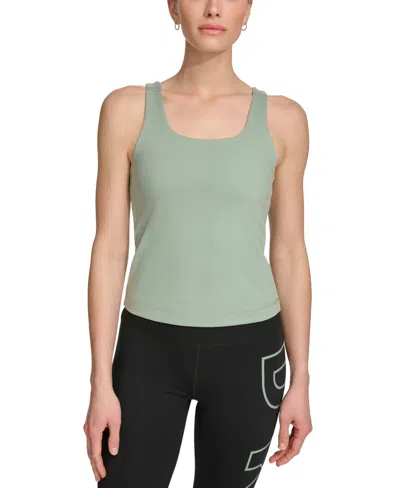 Dkny Sport Women's Balance Compression Tank Top In Lily Pad