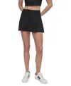 Dkny Sport Women's Balance Solid-color Pleated Skort In Black