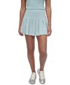 Dkny Sport Women's Court Pique-knit Pleated Tennis Skort