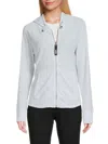 Dkny Sport Women's Exposed Seam Jacket In White