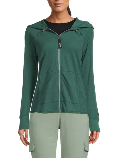Dkny Sport Women's Exposed Seam Jacket In Pearl