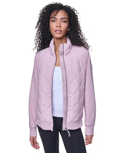 Dkny Sport Women's Light Weight Hybrid Jacket In Red