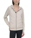 Dkny Sport Women's Lightweight Hybrid Jacket In Oat