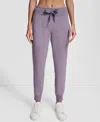 Dkny Sport Women's Logo-drawstring High-rise Joggers In Purple
