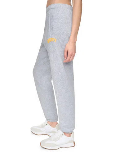Dkny Sport Women's Mini Puff Varsity Logo Mid-rise Waistband Joggers In Pgh,taxi Cab