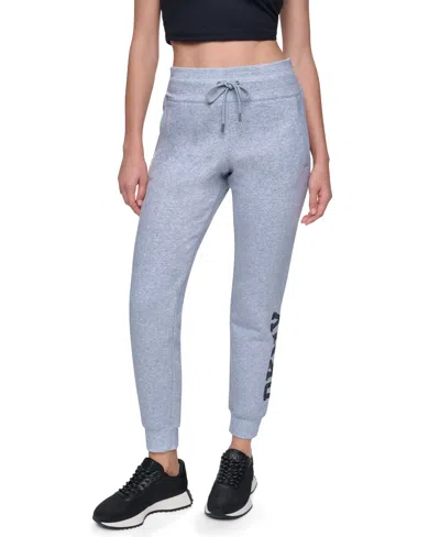 Dkny Sport Women's Sequin Mid-rise Joggers In Gray