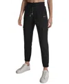 Dkny Sport Women's Studded-logo Cargo Joggers In Black