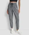 Dkny Sport Women's Studded-logo Cargo Joggers In Gray