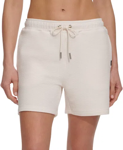 Dkny Sport Women's Tech Ottman Drawstring Shorts In Sand