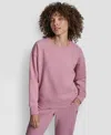 Dkny Sport Women's Tonal Logo Patch Crewneck Sweatshirt In Pink