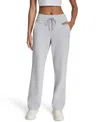 Dkny Sport Women's Tonal Logo Patch Relaxed Fit Track Pants In Gray