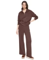 Dkny Sport Womens Solid Scuba Set In Claret