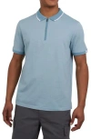Dkny Sportswear Archer Tipped Polo In Blue
