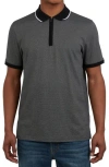 Dkny Sportswear Archer Tipped Polo In Gray
