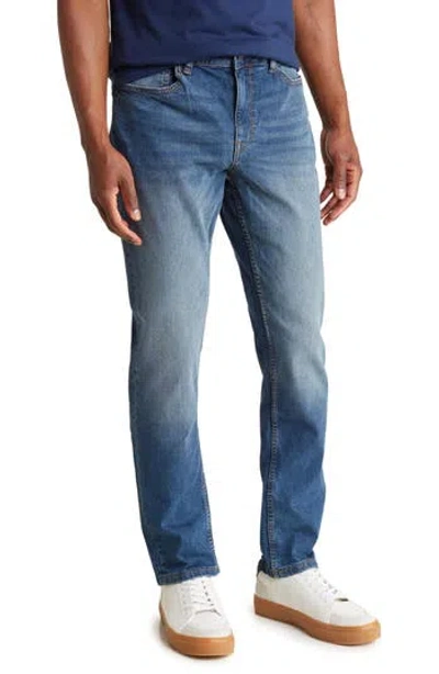 Shop Dkny Sportswear Bedford Slim Denim Pants In Engine Wash
