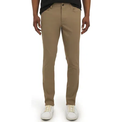 Dkny Sportswear Essential Tech Chino Pants In Brown