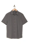 Dkny Sportswear Ezra Short Sleeve Button-up Shirt In Grey