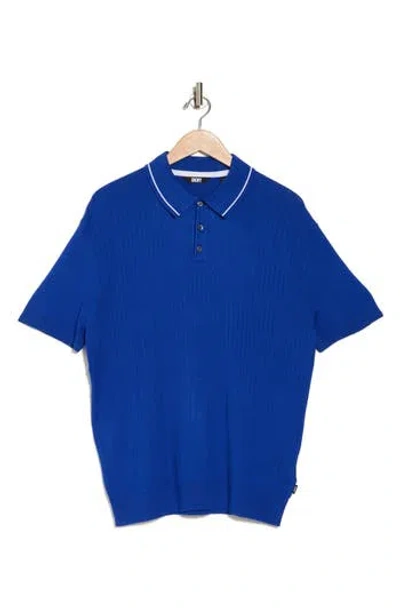 Dkny Sportswear Farley Sweater Polo In Cobalt