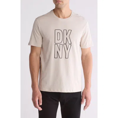 Dkny Sportswear Gabriel Graphic T-shirt In Pumice