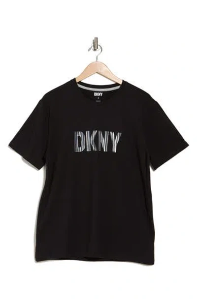 Dkny Sportswear Harrison Graphic T-shirt In Black