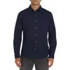 Dkny Sportswear Johnson Stretch Cotton Button-up Shirt In Black