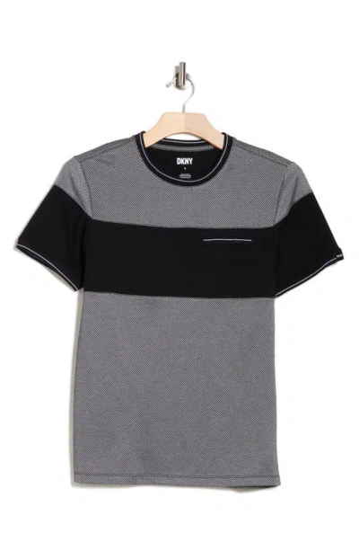 Dkny Sportswear Kane Cotton Blend T-shirt In Black