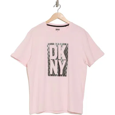 Dkny Sportswear Mario Graphic T-shirt In Light Pink
