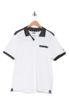 Dkny Sportswear Marr Stretch Cotton Polo In White