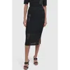Dkny Sportswear Midi Sweater Skirt In Black