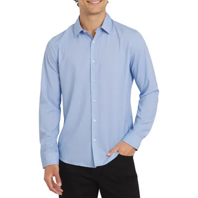 Dkny Sportswear Olin Button-up Shirt In Blue