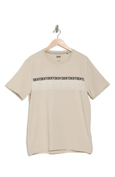 Dkny Sportswear Riverside Graphic T-shirt In Pumice