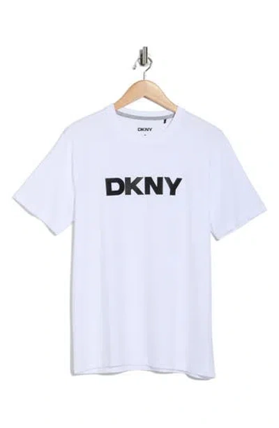 Dkny Sportswear Roth Graphic T-shirt In White