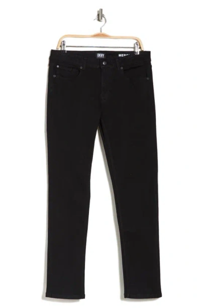 Dkny Sportswear Slim Mercer Jeans In Black Rinse