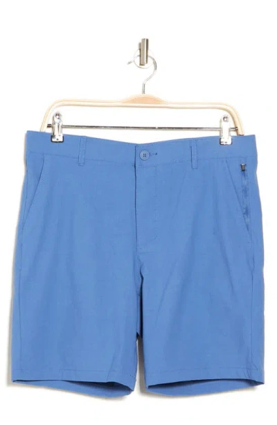 Dkny Sportswear Tech Chino Shorts In Blue