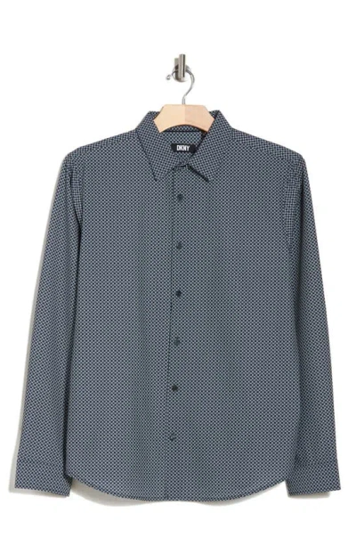 Dkny Sportswear Winston Button-up Shirt In Black