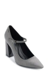 Dkny Spruce Pointed Toe Mary Jane Pump In Grey/graphite