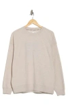 Dkny Stacked Flocked Logo Sweatshirt In Cortado Heather