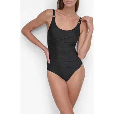 DKNY DKNY STARBURST ONE-PIECE SWIMSUIT