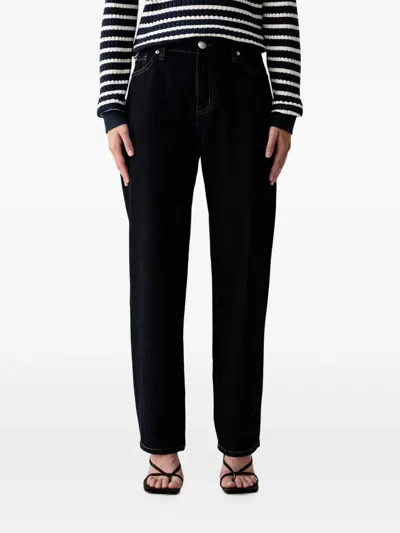 Dkny Straight-leg Jeans In Black