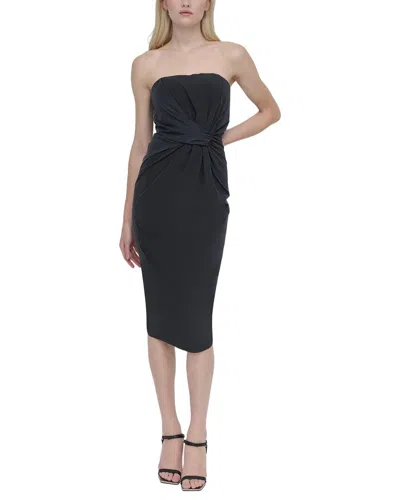 Dkny Strapless Dress In Black