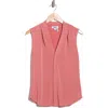 Dkny Stretch Knit Top In Pink