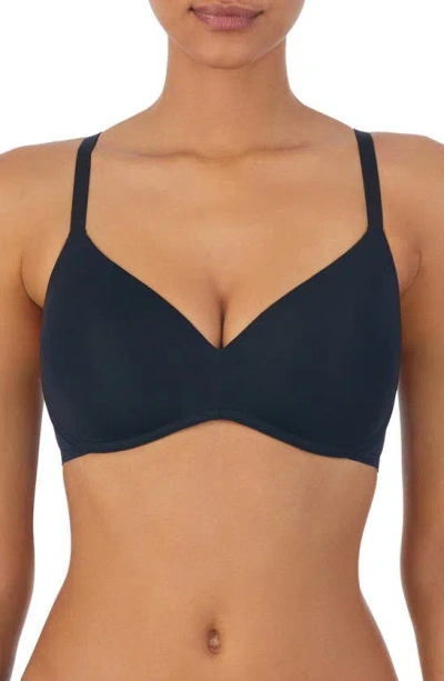 Dkny Women's Stretch Wireless Lift Bra Dk7394 In Black