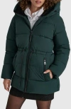 Dkny Stretch Puffer Jacket In Pine