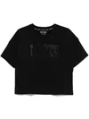 Dkny Stud-embellished T-shirt In Schwarz