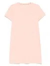 Dkny Studded-logo Mini Dress In 橘色